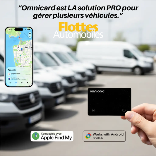 OMNICARD PRO - Carte de localisation GPS pour flottes professionnelles