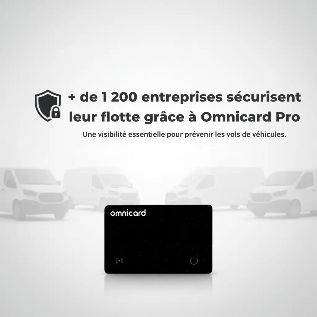 OMNICARD PRO - Carte de localisation GPS pour flottes professionnelles