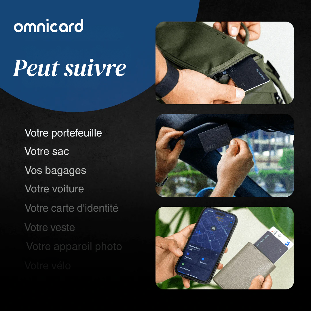 OMNICARD.  - CARTE DE LOCALISATION