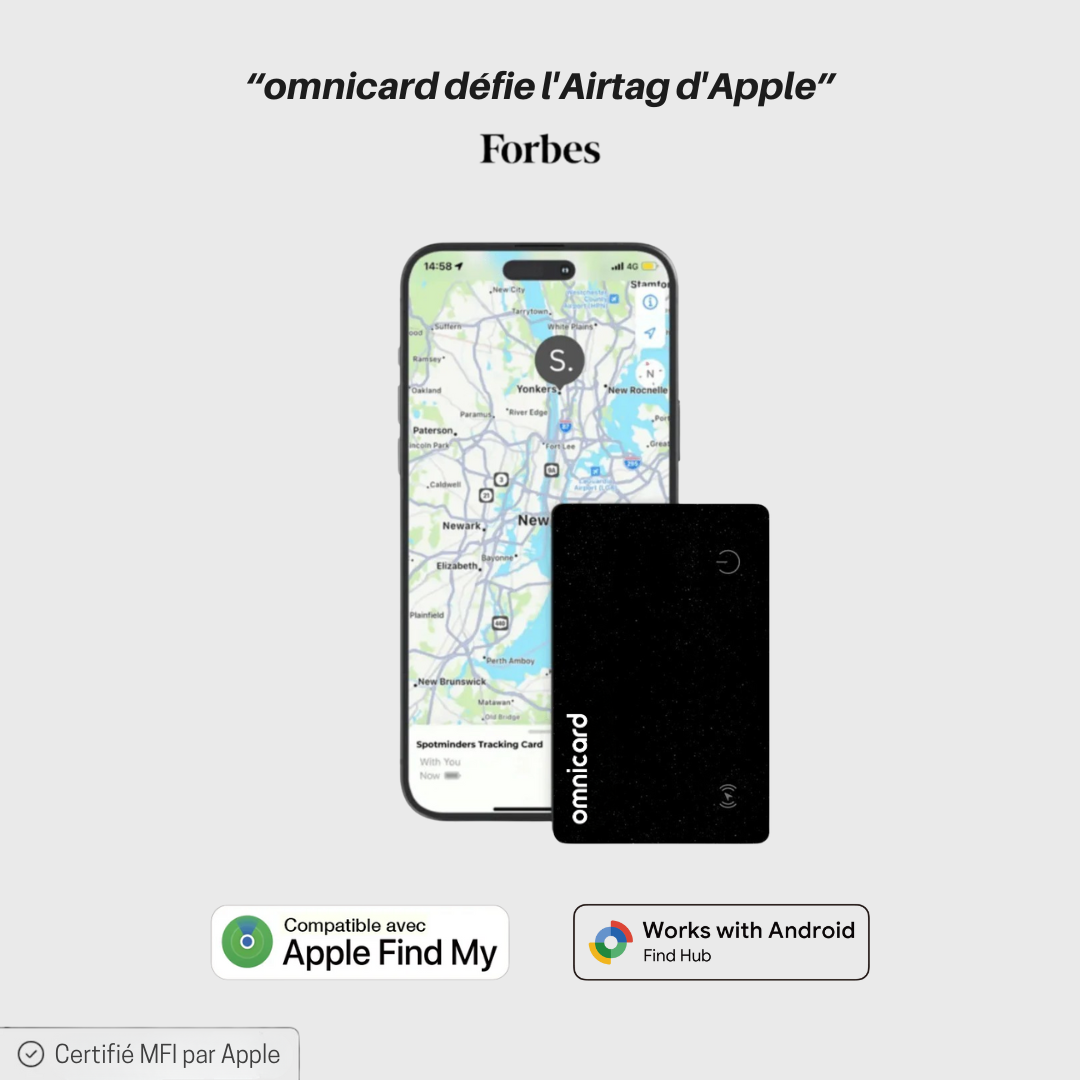 OMNICARD.  - CARTE DE LOCALISATION