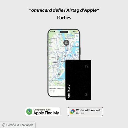 OMNICARD.  - CARTE DE LOCALISATION